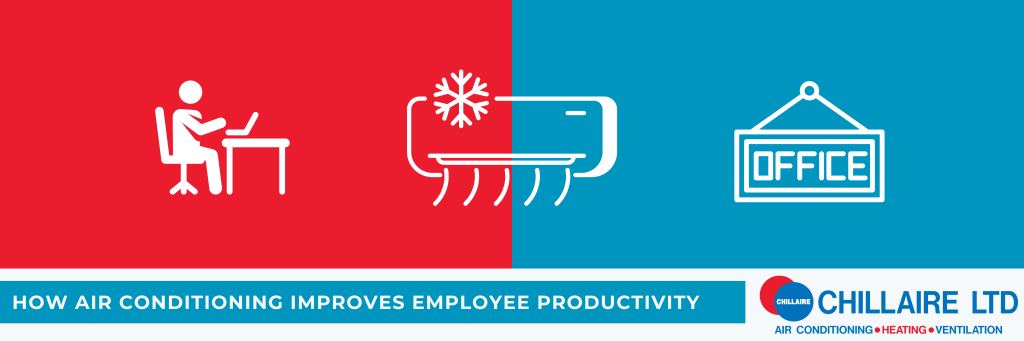 Air con employee productivity graphic