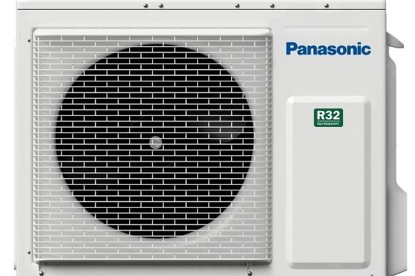 R32 Range Panasonic air conditioning unit with white background