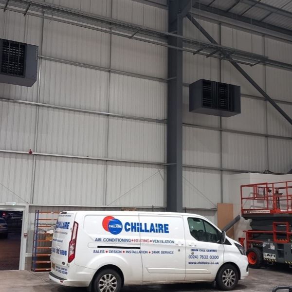 Chillaire Van in Air Conditioned Warehouse