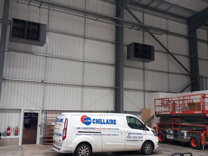 Chillaire Van in Air Conditioned Warehouse