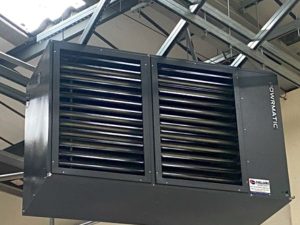 Powrmatic gas fired heater unit
