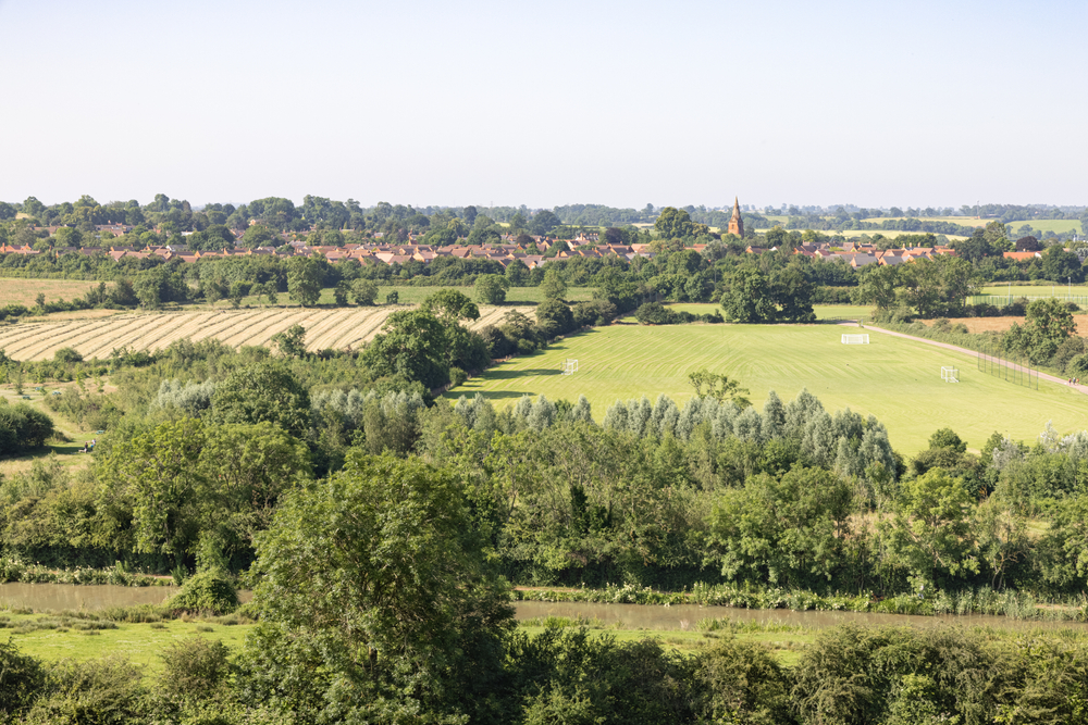 image of crick village countryside